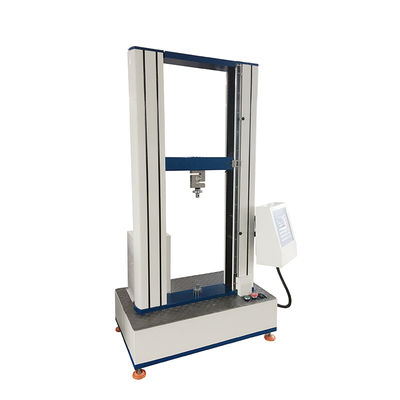 マイクロコンピュータ制御電子万能試験機、AC220V 50Hz電源、ASTM E8/A370/ISO 75001規格、650mmストローク